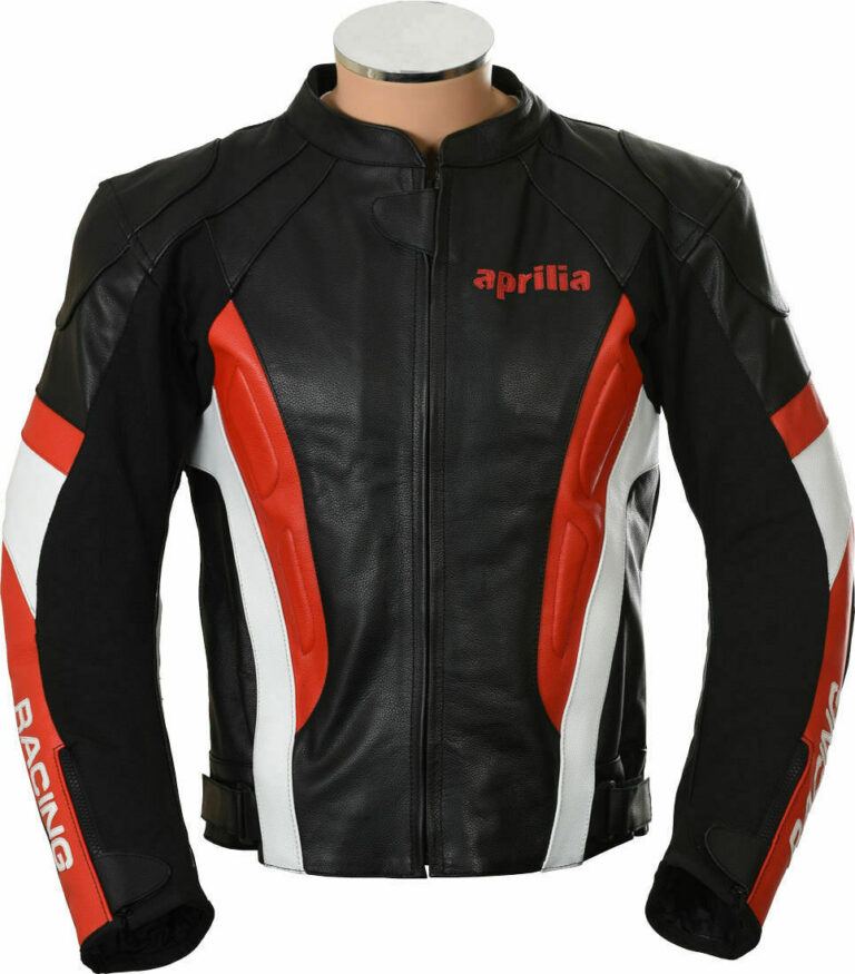 Aprilia Street Racing Motorcycle Leather Jacket Leathervale