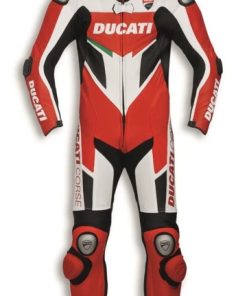 DUCATI MOTO LEATHER RACING SUIT Bikers Suit Motor bike Suit