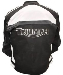 MEN’S TRIUMPH MOTORCYCLE LEATHER RACING JACKET