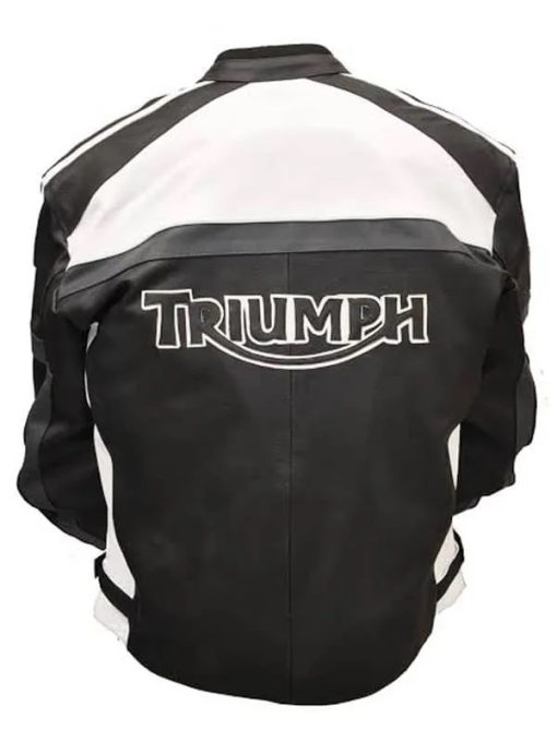 MEN'S TRIUMPH MOTORCYCLE LEATHER RACING JACKETS