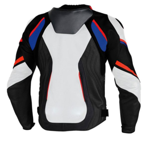 MEN MOTORCYCLE ARMORED LEATHER RACING JACKETS
