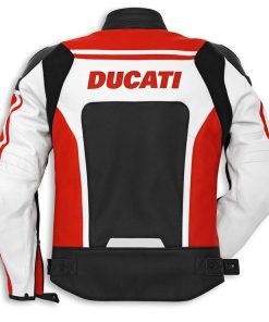 DUCATI CORSE MOTORCYCLE LEATHER RACING JACKET