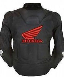NEW HONDA MOTORCYCLE LEATHER RACING RED JACKET