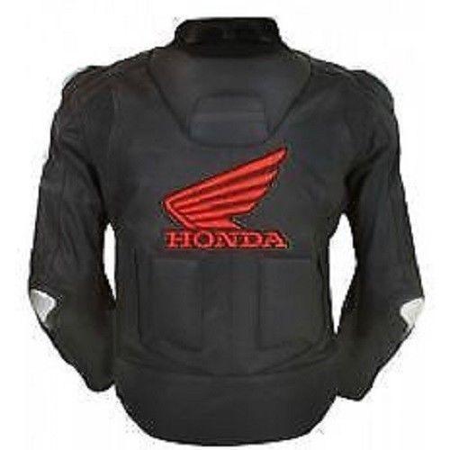 HONDA MOTORCYCLE LEATHER RACING RED JACKETS