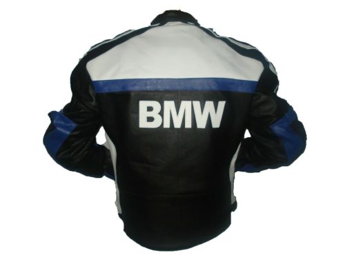 BMW Black White Motorcycle Leather Biker Racing Jackets