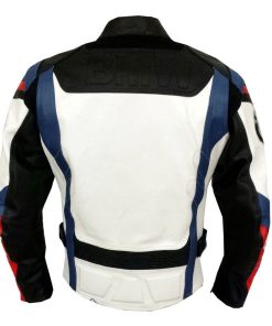 BMW Multi Color Motorcycle Leather Biker Racing Jacket