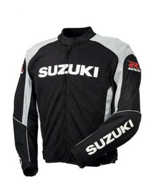 Suzuki GSXR Motorcycle Leather Biker Racing Jackets