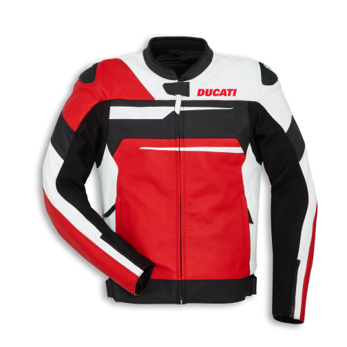 Ducati Racing sports Motorcycle Leather Biker Jacket