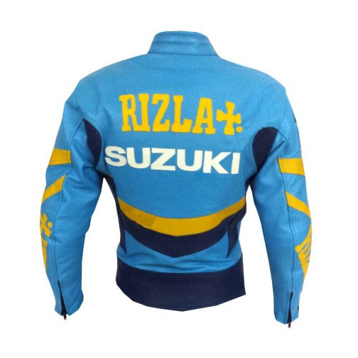 Suzuki Rizla Motorcycle Leather Biker Racing Jackets