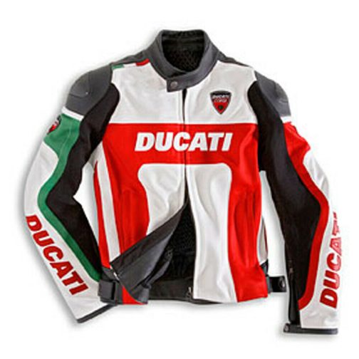 Ducati Men's Motorcycle Leather Racing Jacket