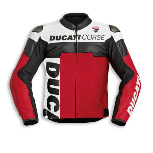 Men's Ducati Motorcycle Leather Racing Jacket