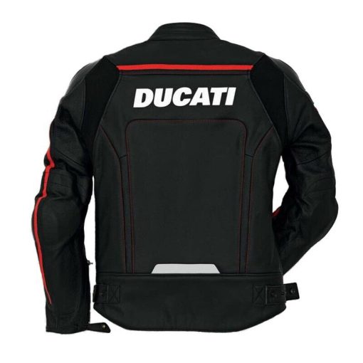 Ducati Corse Sport Motorcycle Leather Racing Jacketss