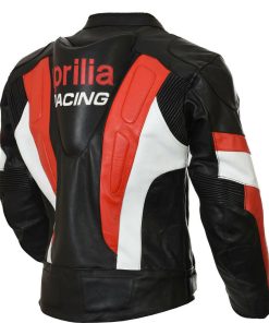 Aprilia Riding Sports Motorcycle Leather Racing Jacket
