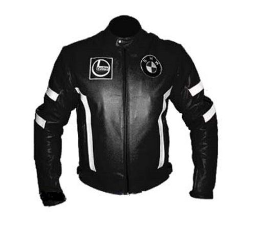 New BMW Sports Motorcycle Leather Racing Jacket