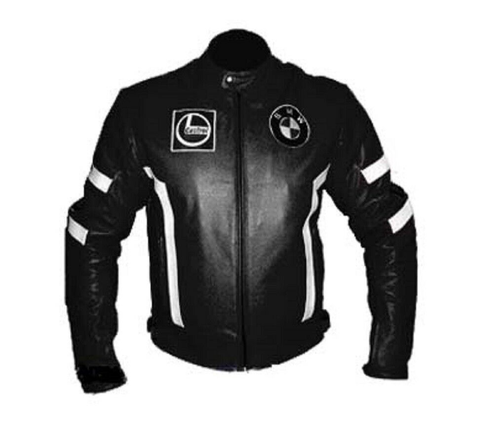 New BMW Sports Motorcycle Leather Racing Jacket - LeatherVale 2022