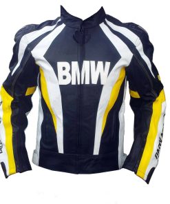BMW GoldBet Racing sports Motorcycle Leather Biker Jacket