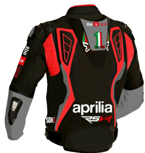 Aprilia Racing sports Motorcycle Leather Biker Jackets