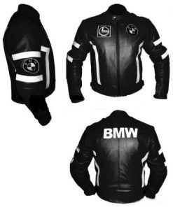 New BMW Sports Motorcycle Leather Racing Jacket