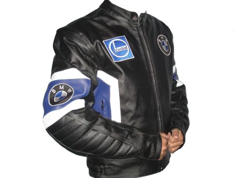 BMW Castrol Racing sports Motorcycle Leather Biker Jackets