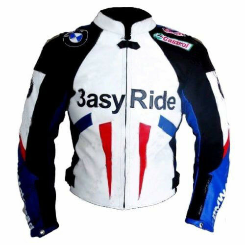 BMW 3easy Ride Racing sports Leather Biker Jacket