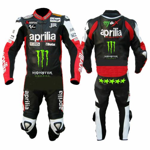 APRILIA MONSTER RIDER MOTORCYCLE LEATHER RACING SUIT