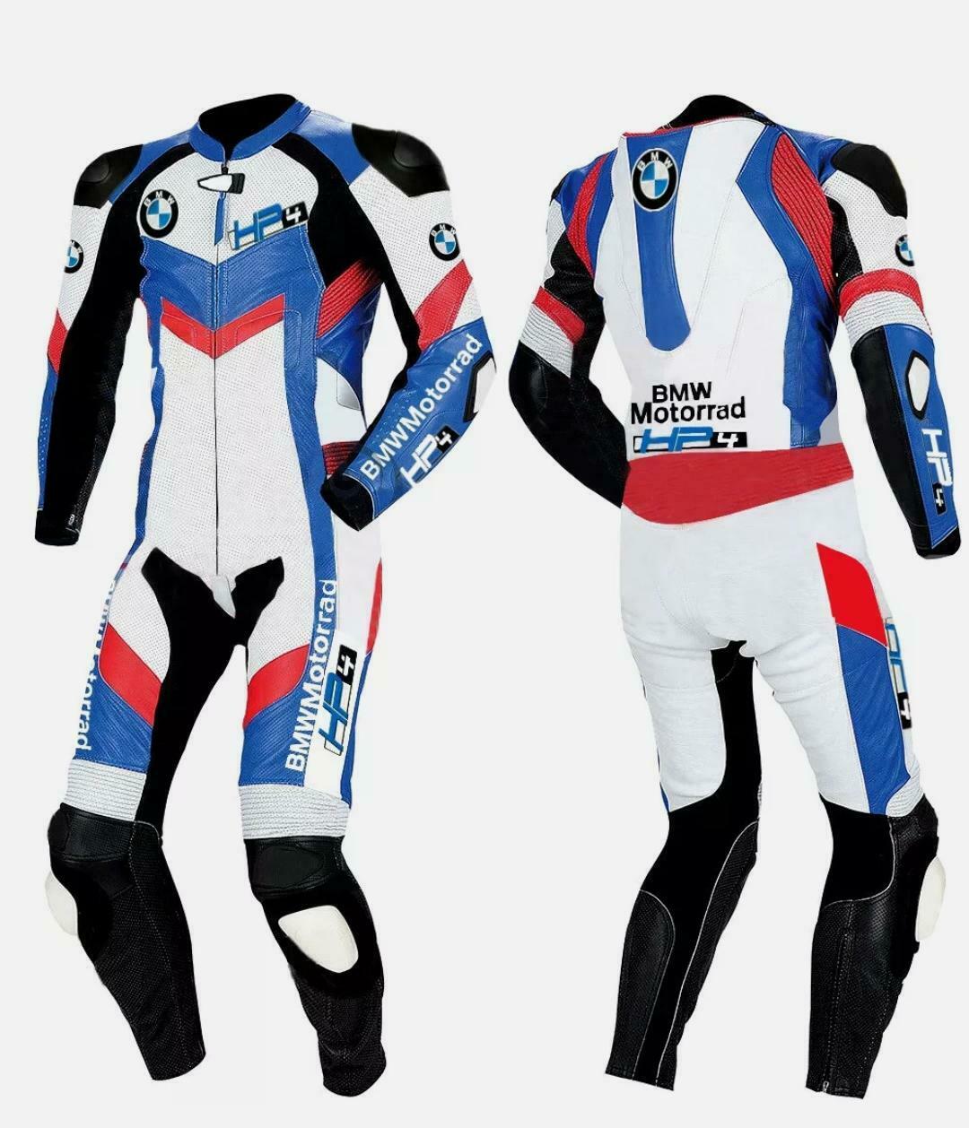 BMW HP4 RACING MOTORCYCLE LEATHER BIKER SUIT - LeatherVale 2024