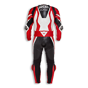 DUCATI CORSE RACING MOTORCYCLE LEATHER BIKER SUITS