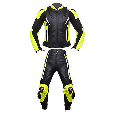 MEN'S RIDER MOTORCYCLE LEATHER RACING SUIT