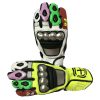 New Real Leather Biker Gloves Motorbike Racing Multicolor Gloves