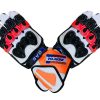 Repsol Real Leather Biker Gloves Honda Motorbike Racing Gloves