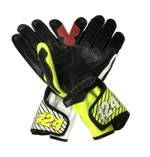 New Real Leather Biker Gloves Motorbike Racing Multicolor Gloves