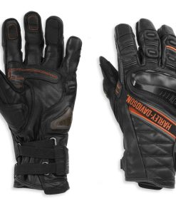 Harley Davidson Real Leather Biker Gloves Motorbike Racing Gloves