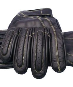 New Real Leather Biker Gloves Motorbike Racing Safety Gloves